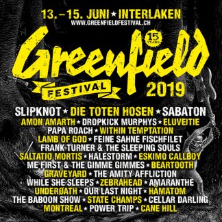 The lineup for Greenfield Festival 2019.