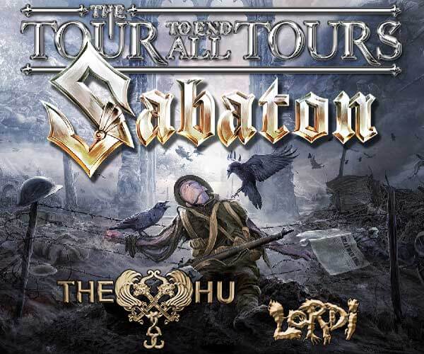 Sabaton announce The Tour To End All Tours