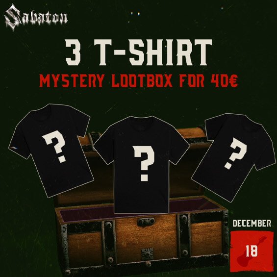 3 T-SHIRT Mystery Lootbox for 40€