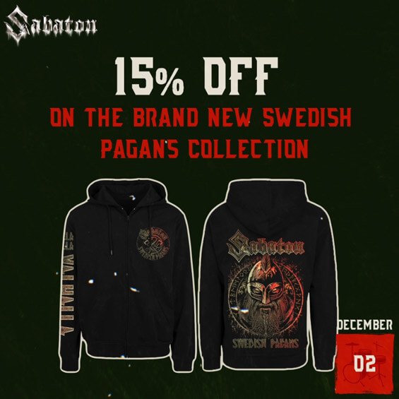 15% OFF on the brand new Swedish Pagans Collection