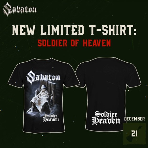 NEW LIMITED T-SHIRT: Soldier Of Heaven