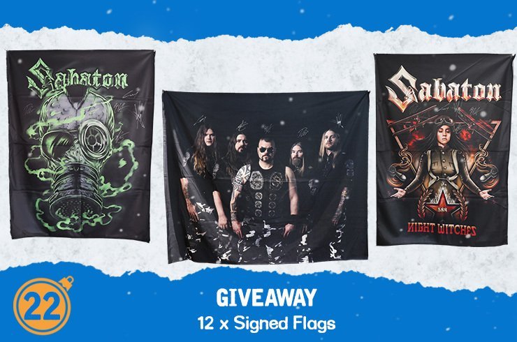 12 Signed Flags Giveaway