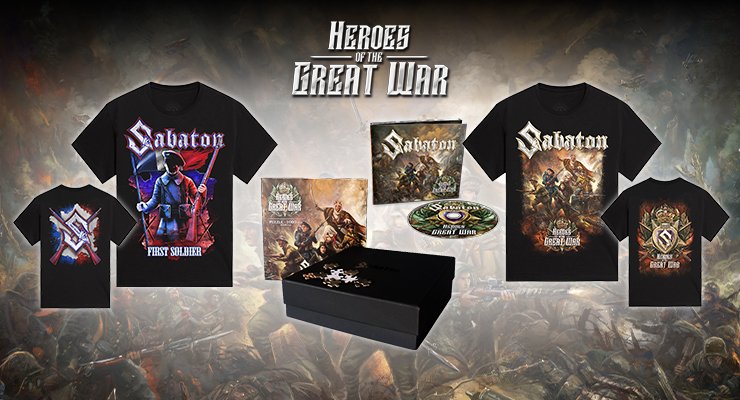 New merch: Heroes Of The Great War collection