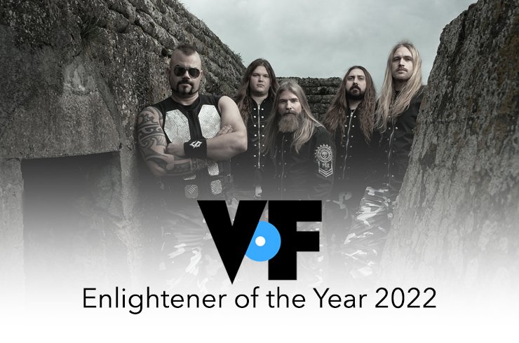 VoF awards Sabaton "Enlightener Of The Year 2022 Award"