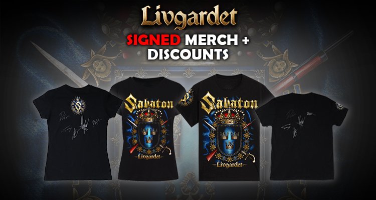 Livgardet 2nd anniversary sale and signed merch