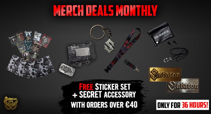 Merch Deals Monthly: Free sticker set and a mystery accessory