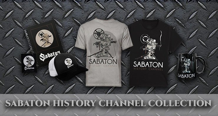 Sabaton History Channel merch collection