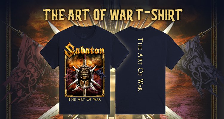 New The Art Of War t-shirt in the Sabaton store