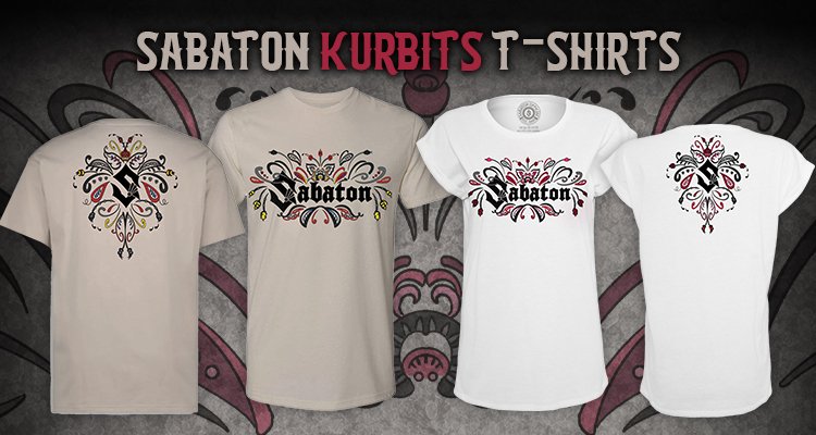 New Kurbits T-shirt available on the Sabaton store