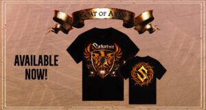 New Coat Of Arms t-shirt release on the Sabaton store