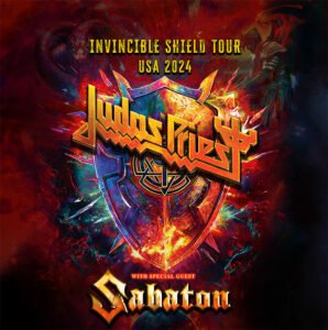 udas Priest Invincible Shield Tour USA 2024 with special guests, Sabaton