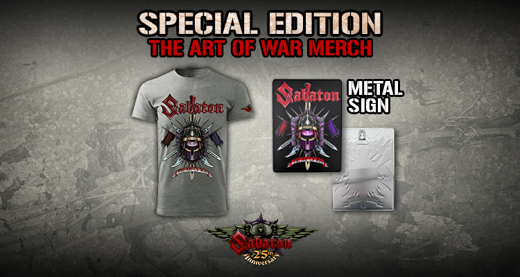 THE ART OF WAR MERCH DROP: Special edition t-shirt and limited sign