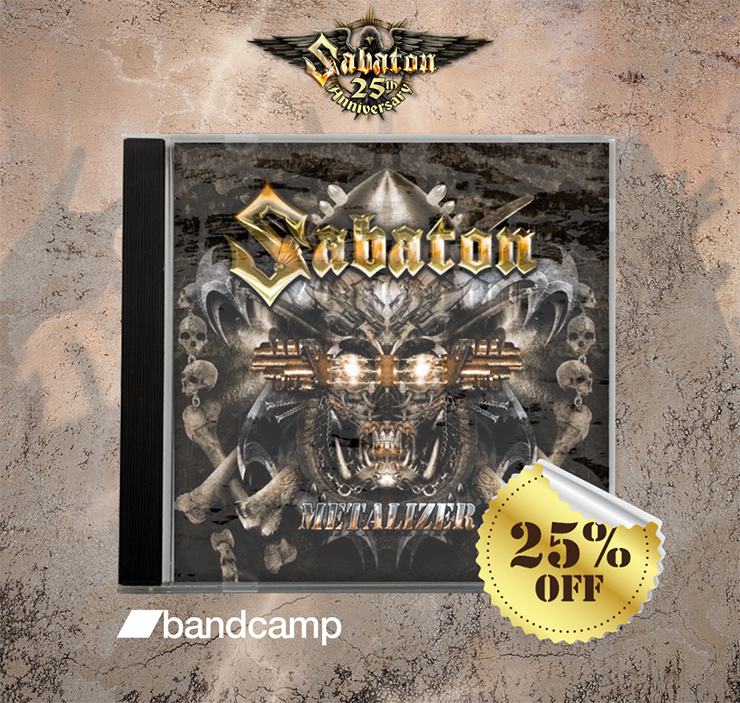 Bandcamp promotion: Save 25% on our Metalizer album