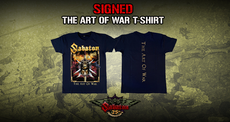 SURPRISE MERCH DROP: Get your signed "The Art Of War" t-shirt!